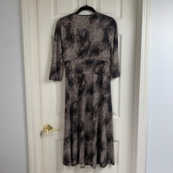 NWOT Marks & Spencer Animal Print Midi Dress US 6 - Picture 2 of 8